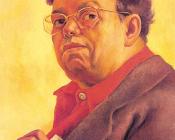 Self-Portrait Dedicated to Irene Rich,Autorretrato dedicado a Irene Rich - 迭戈·里维拉